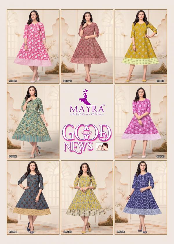 Mayra Good News Vol 2 cambric Designer Feeding Kurti Collection